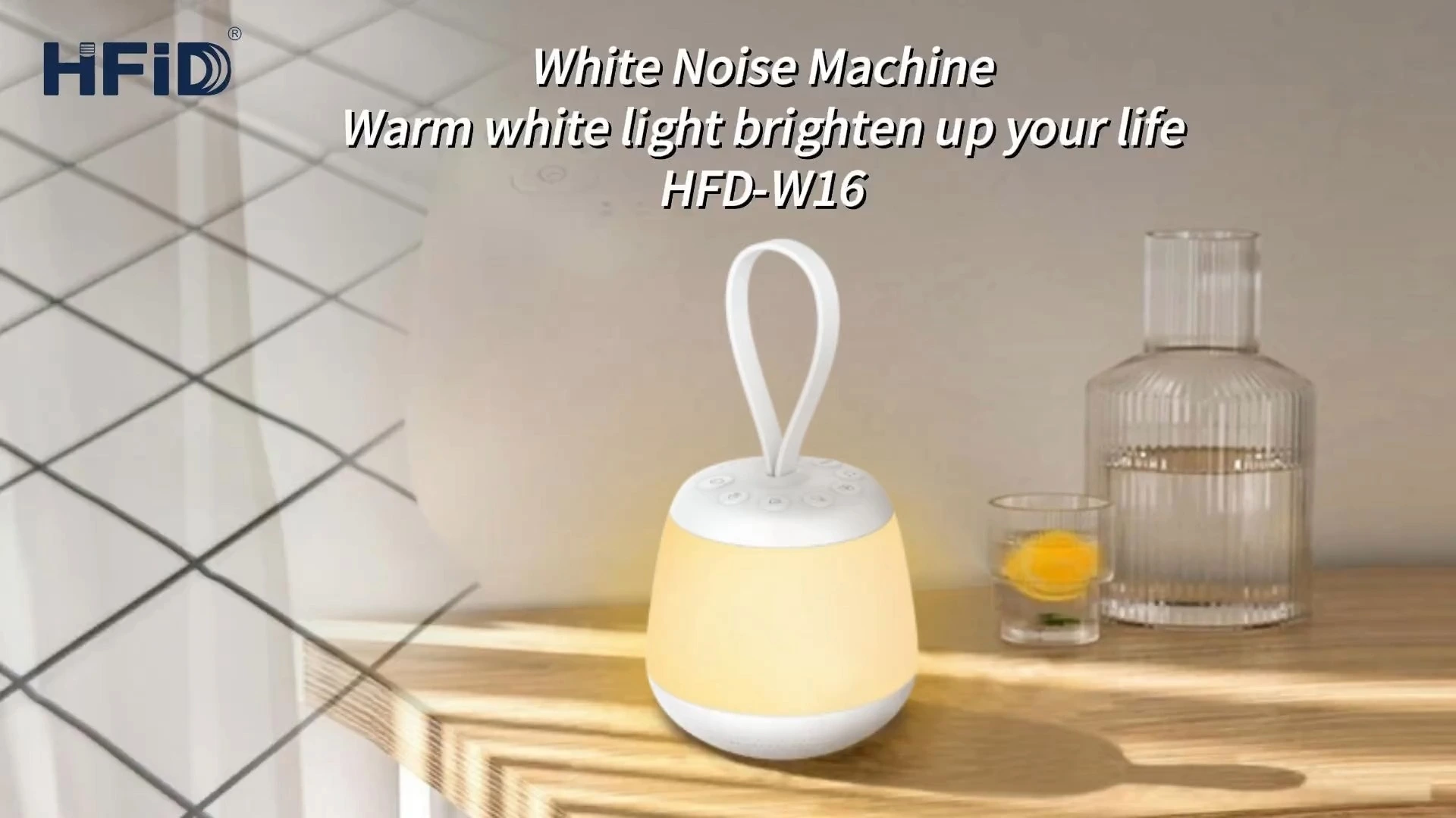 Hi-FiD Baby Sleep Sound Machine White Noise Machine Portable HFD-W16 1