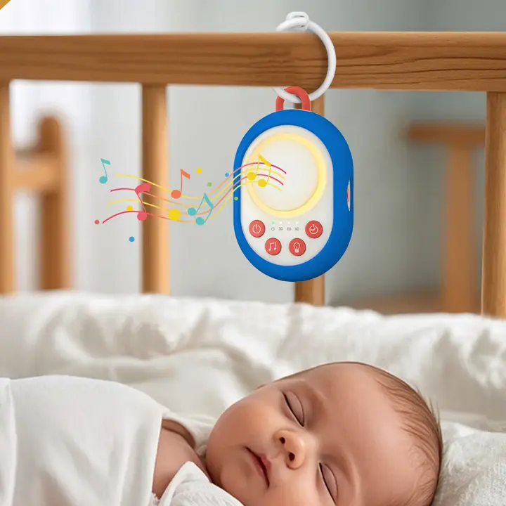 Machine à Bruit Blanc Portable - 22 Sons Apaisants, Batterie 2000mAh, Bluetooth, Veilleuse, Pour Bébés Et Adultes