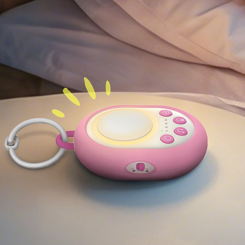 Ruido Branco Máquina De Sonido SoundLegend - Ruido Blanco, 25 Sonidos, Luz Nocturna, 32 Niveles Volumen Aparato Dormir Bebés