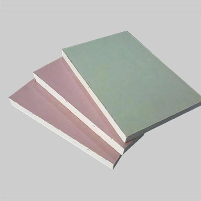 Panneau de gypse standard de haute qualité 12 mm, panneau de plâtre coloré résistant à l'humidité 1