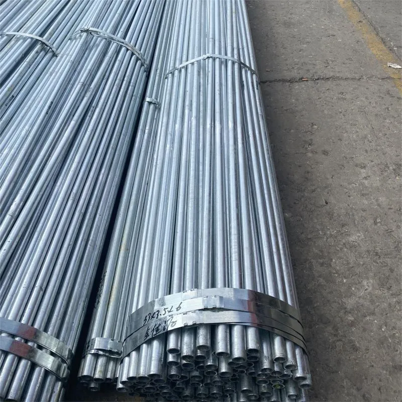 MS Steel ERW Carbon ASTM A53 Galvanized Iron Pipe Welded Sch40 pipe galvanized steel For Building Material 1