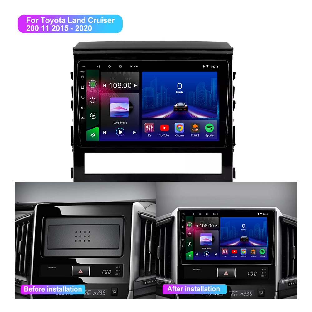 Jmance 9 Central Multimedia Android автомобильный плеер Carplay стерео для Toyota Land Cruiser 200 11 2015-2020 автомобильный радиоприемник 1