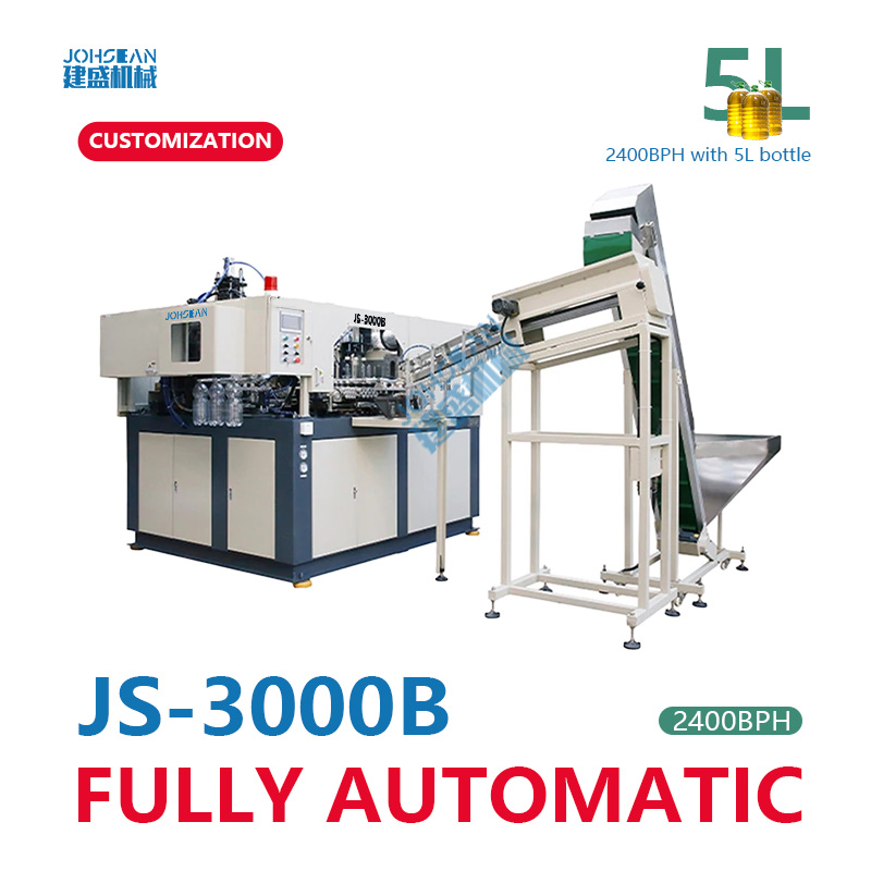 3cavities 5L Automatic Blow Molding Machine PET Blowing Machine JS-3000B 3