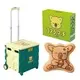 Quality NB ZHONGYI Brand Can Be Customized Popular Korean Plastic Folding Shopping Cart Trolley with Two Wheels Folding Shopping Cart 3