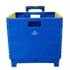 Quality NB ZHONGYI Brand Can Be Customized Popular Korean Plastic Folding Shopping Cart Trolley with Two Wheels Folding Shopping Cart 6