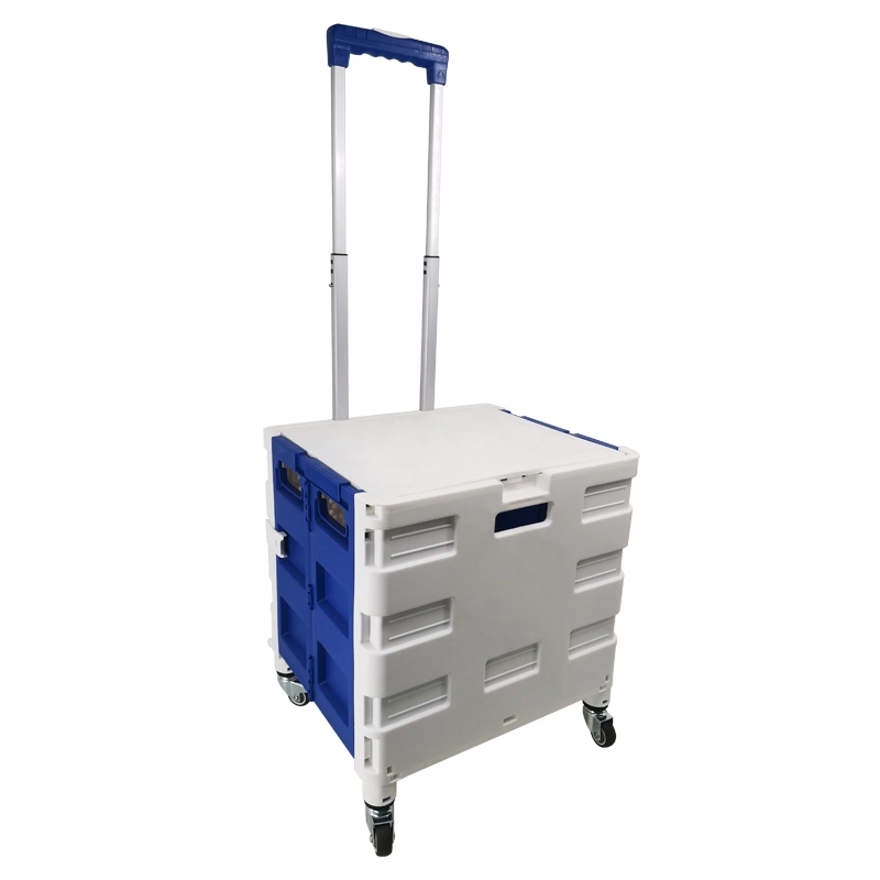 Zhongyi 4 Wheels Customized Camping Cart Folding Picnic Cart Folding Shopping Cart 1