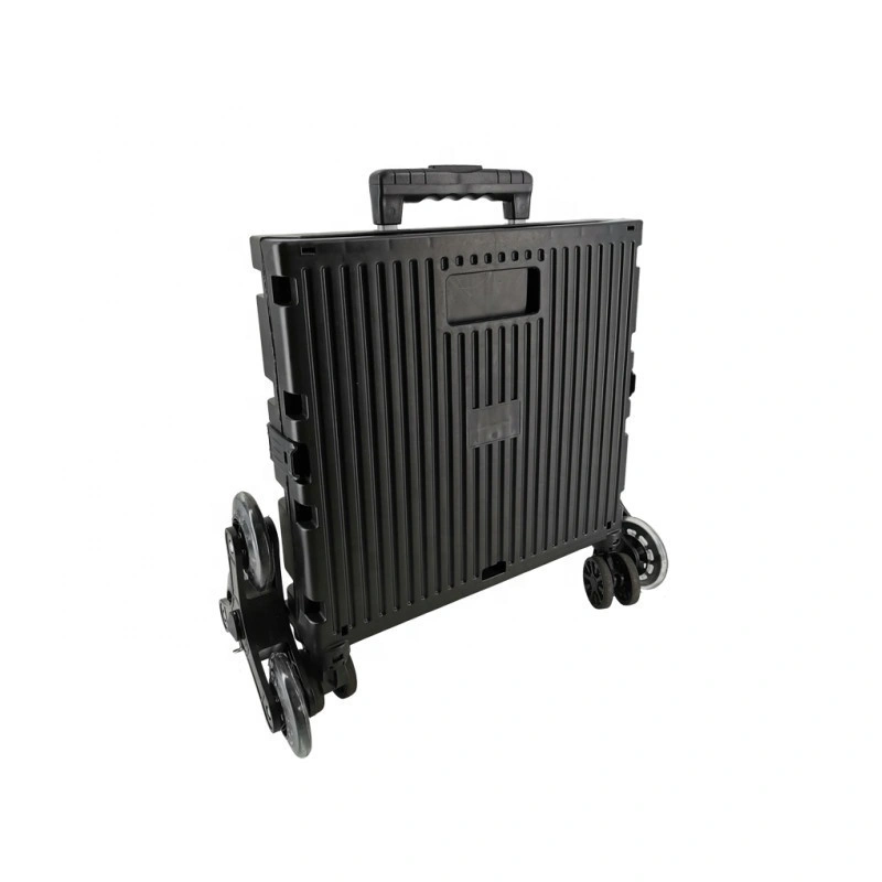 Carrito plegable de plástico para subir escaleras, silla de ruedas, carrito de compras, paquete y carrito 1