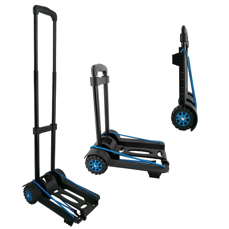 Portable Luggage Cart PP 4 Pieces Per Box 450x260x290mm Folding Trolley Portable Luggage Cart Manufacture 2