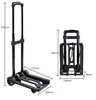 Portable Luggage Cart PP 4 Pieces Per Box 450x260x290mm Folding Trolley Portable Luggage Cart Manufacture 7