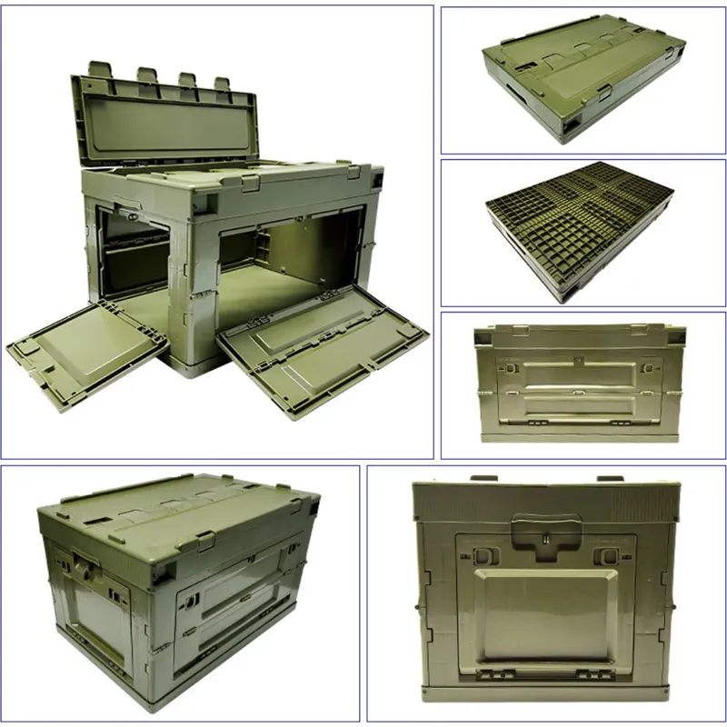 Hot Foldable Storage Bins with Lids CK50 NB ZHONGYI Brand 6