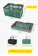 Foldable Plastic Basket Plastic for Supermarket NB ZHONGYI 3
