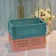 Folding Plastic Basket with Handles 270x170x21mm for Supermarket NB ZHONGYI 2