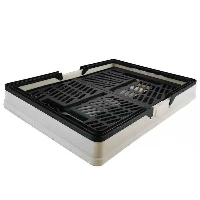 Collapsible Plastic Basket with Handles NB ZHONGYI Brand Can Be Customized 3