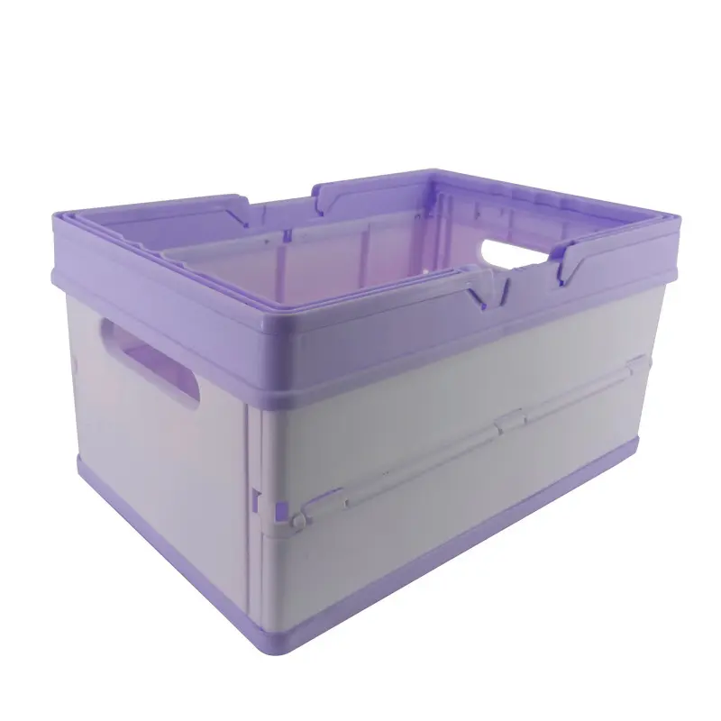 NB ZHONGYI Brand Folding Plastic Basket 25kg Collapsible Plastic Shopping Basket ZY- L2A 740g 4