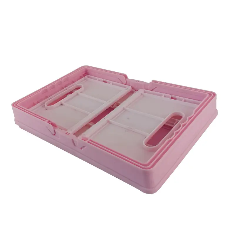 NB ZHONGYI Brand Folding Plastic Basket 25kg Collapsible Plastic Shopping Basket ZY- L2A 740g 5