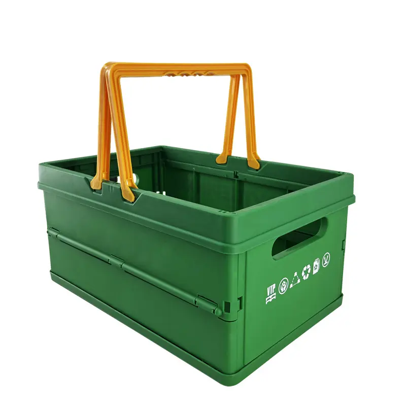 Top Folding Plastic Basket Supplier for Supermarket 3