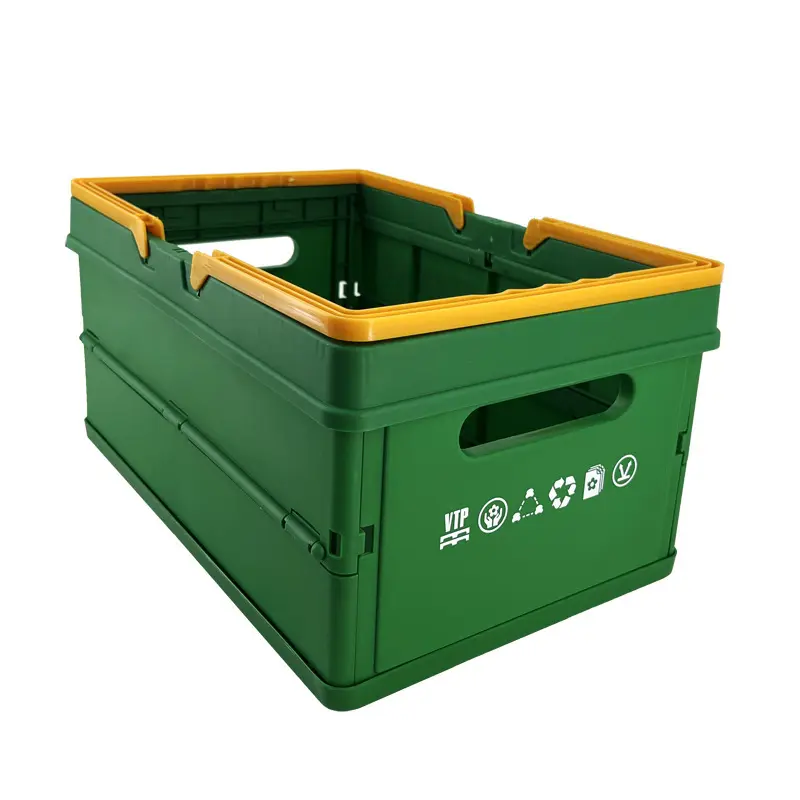 Top Folding Plastic Basket Supplier for Supermarket 4