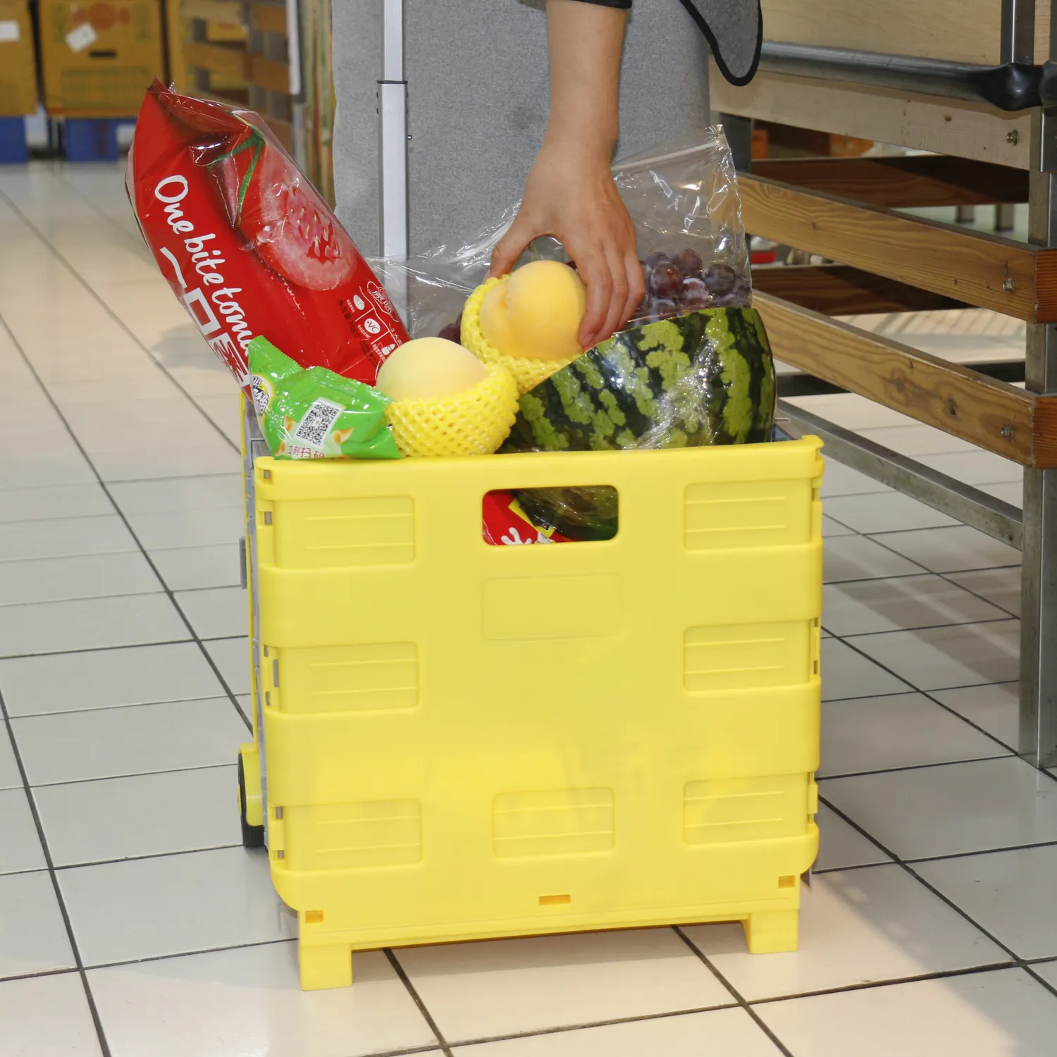 Foldable Shopping Cart 35kg Foldable Utility Cart Foldable Shopping Cart NB ZHONGYI Brand 5