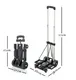 NB ZHONGYI Brand Portable Folding Luggage Trolley Can Be Customized 4 Wheels Folding Trolley 35kg Factory 2
