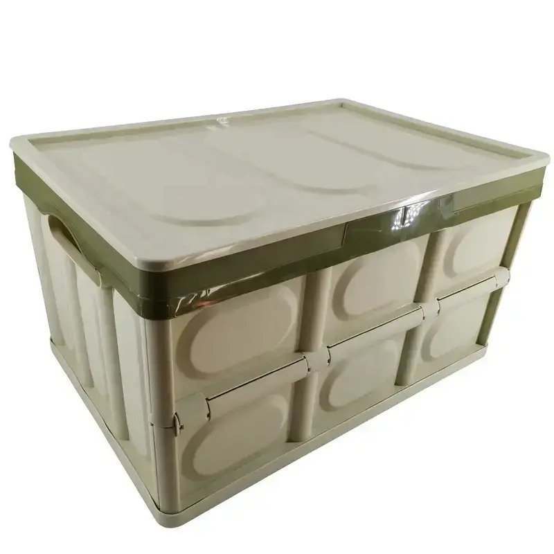 Quality NB ZHONGYI Foldable Storage Crate Brand Storge Collapsible Foldable Plastic Storage Box for Home Use 2