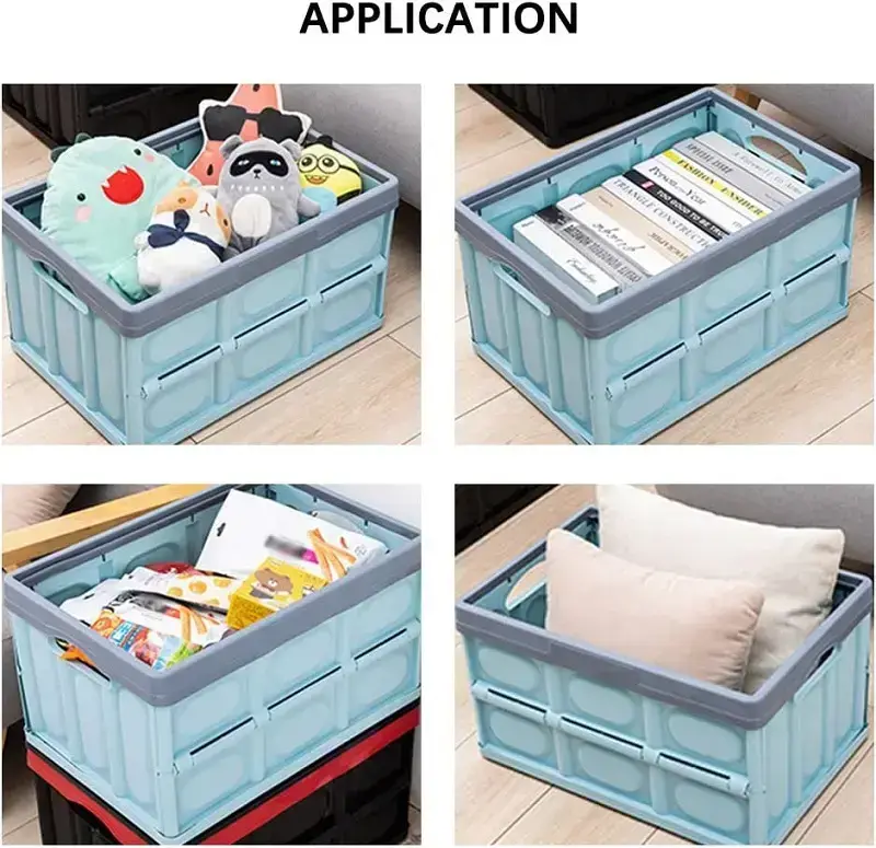 Collapsible Plastic Storage Crate ZY-L4 Plastic Storage Container NB ZHONGYI Brand 2