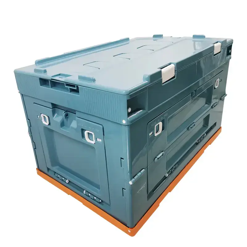 Folding Lid Storage Bins NB ZHONGYI Manufacture 53*36*29 3.2KG 3