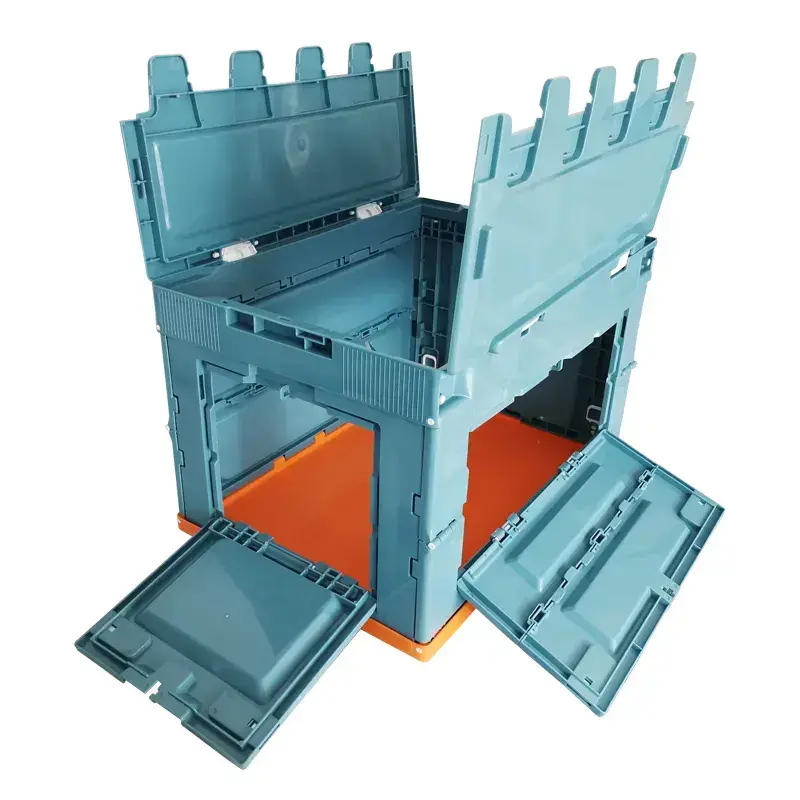 Folding Lid Storage Bins NB ZHONGYI Manufacture 53*36*29 3.2KG 4