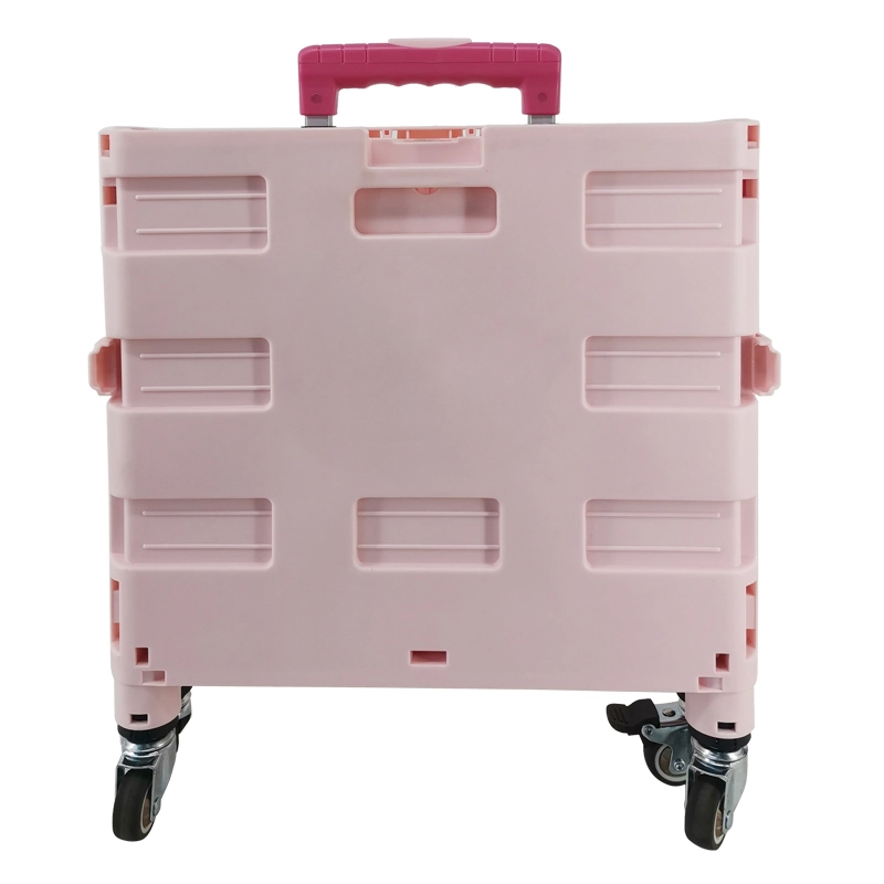 Collapsible Rolling Crate folding crate on wheels collapsible crate with wheels foldable crate with wheels Factory wholesale 1