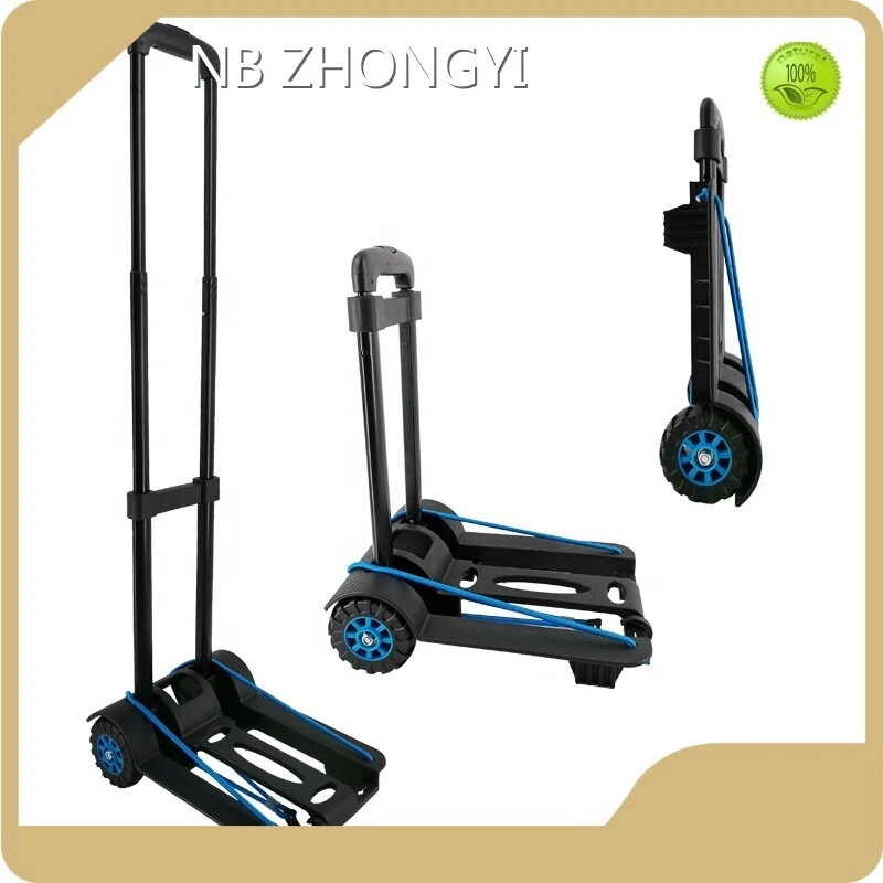 Portable Luggage Cart PP 4 Pieces Per Box 450x260x290mm Folding Trolley Portable Luggage Cart Manufacture 1
