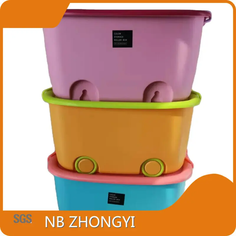Foldable Bins with Lids PP NB ZHONGYI 1