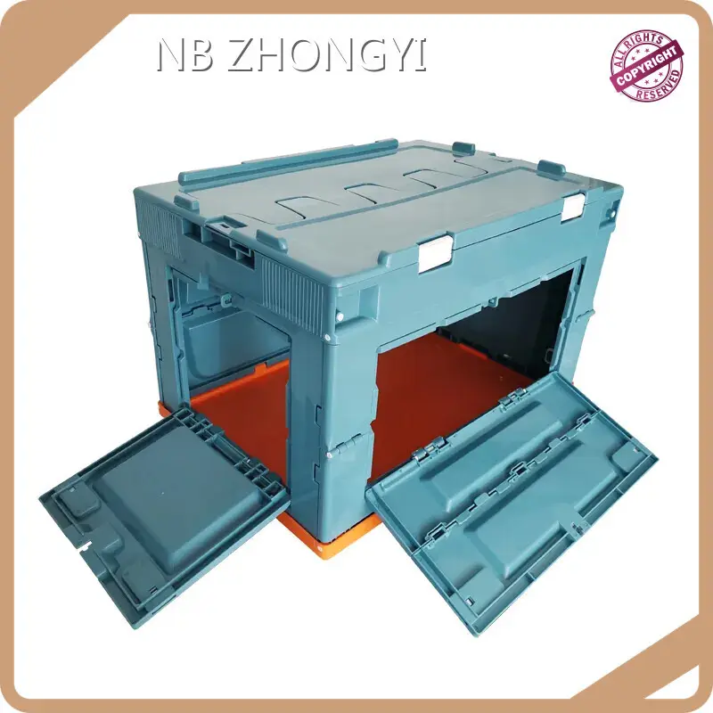Folding Lid Storage Bins NB ZHONGYI Manufacture 53*36*29 3.2KG 1