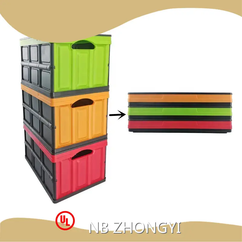 Folding Lid Storage Bins PP ZY- L4 NB ZHONGYI Brand Company 1
