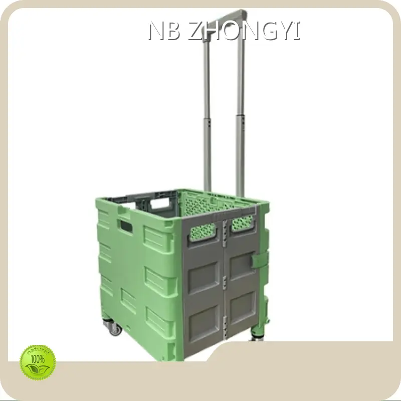 Stair Climbing Grocery Cart NB ZHONGYI Brand PP+iron Alloy Tie Rod 440x420x430MM 1