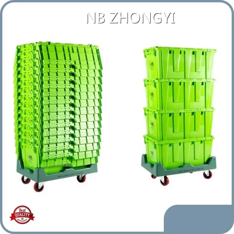 Industrial Plastic Bins for Storage NB ZHONGYI Brand Stackable and Nestable Plastic Customized Plastic Box ＞10kg PP 1