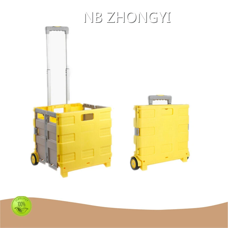 Foldable Shopping Cart PP+iron Alloy Tie Rod - - NB ZHONGYI 1