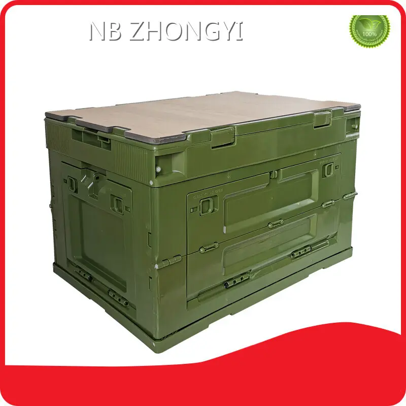 Hot Foldable Storage Bins with Lids CK50 NB ZHONGYI Brand 1