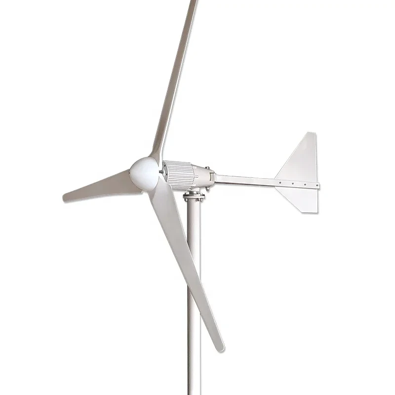 Uzalishaji wa Moja kwa Moja wa Kiwanda 2kw 48v 2000w 96v 120v 220v 240v Jenereta ya Turbine ya Upepo Na Blade za Nyuzi za Kioo zilizoimarishwa za 1550mm 1