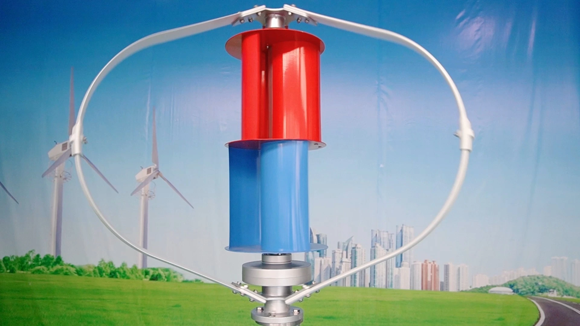 Série Q3 Axe vertical Axis triphasé AC MAGLEV 400W Small Énergie éolienne pour les bateaux de pêche 1