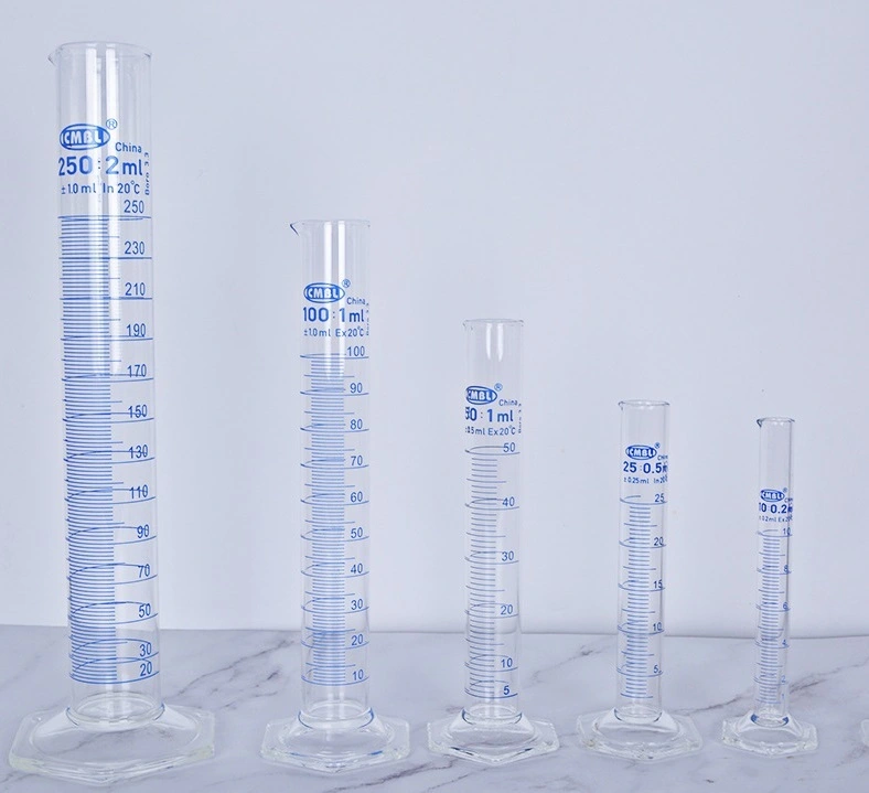 Brosilicate glass measuring cylinder class A 1