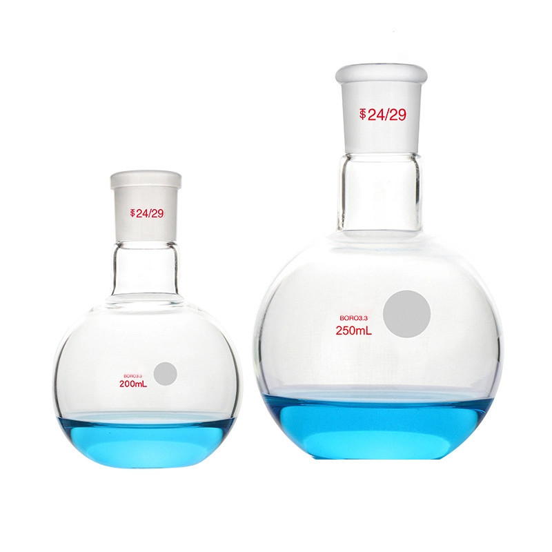 Single neck Boro3.3 round bottom flask ground joint-1699786292121502 1