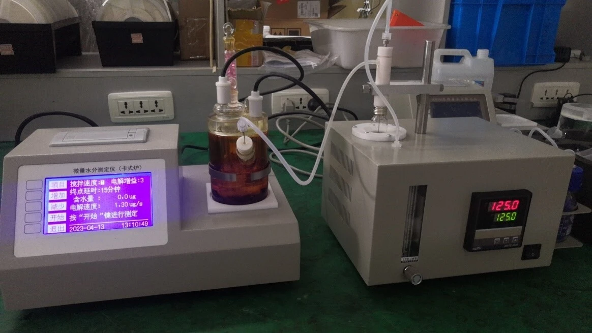 Karl Fischer moisture meter with heat furnace-1699869484552616 1
