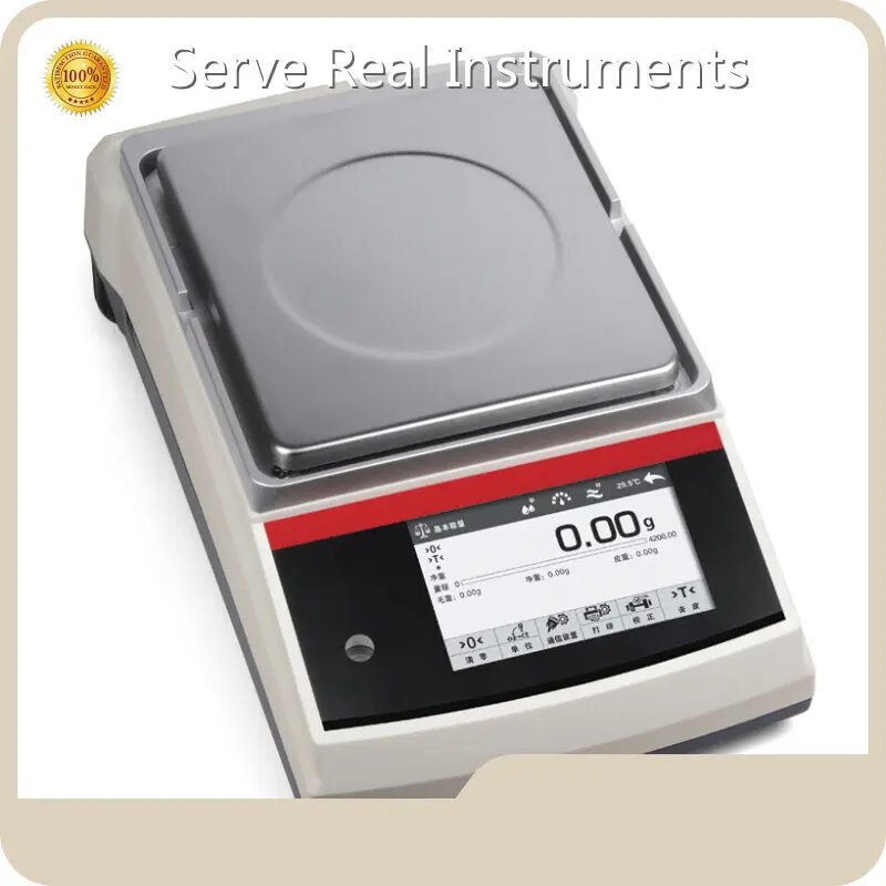 Serve Real Instruments Balanza de pesaje electrónica para laboratorio 1