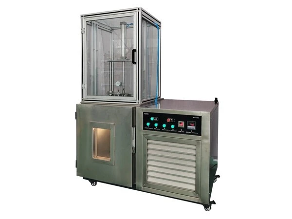 Low temperature compression permanent deformation test bench ISO 815 1