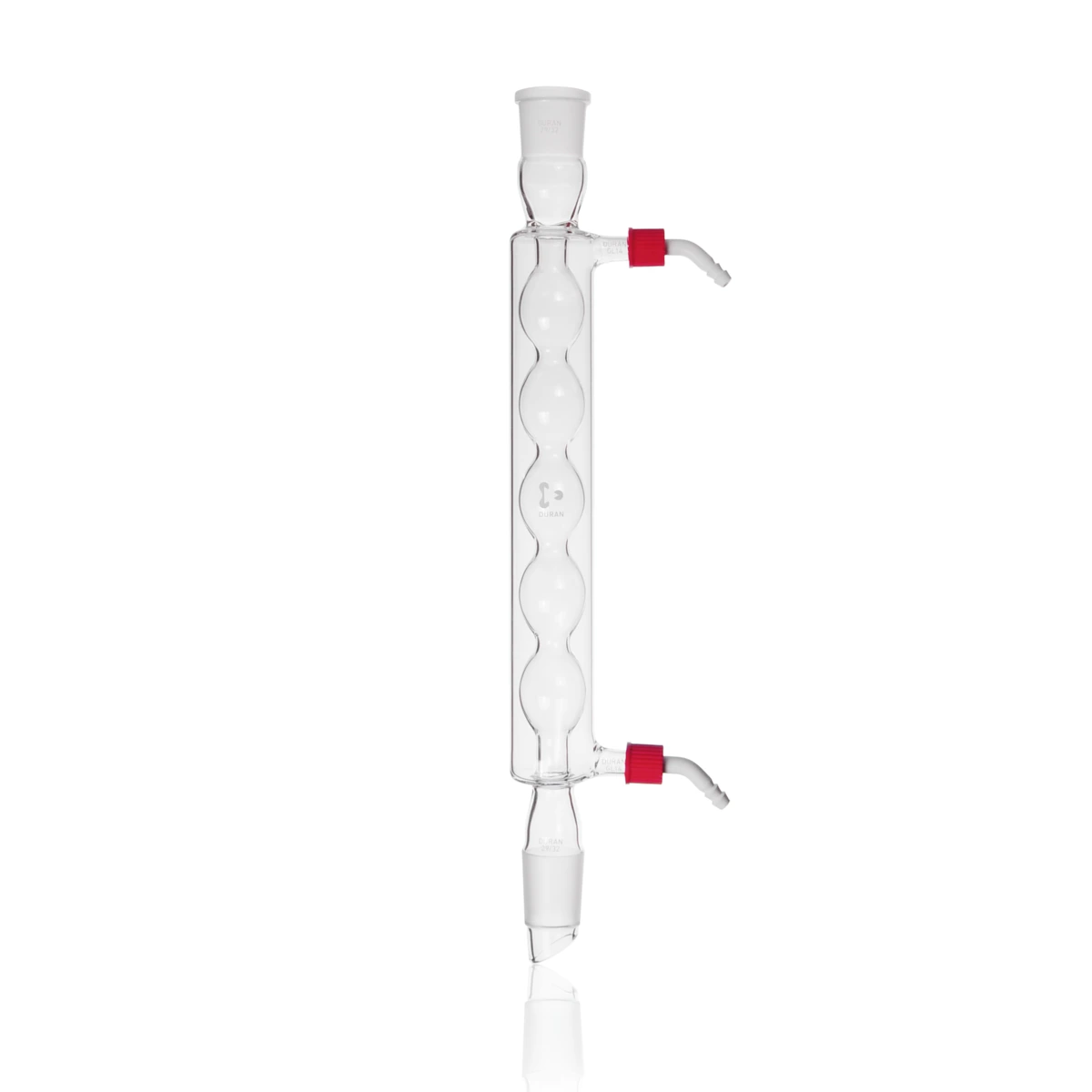 Tubo de condensador Allihn de vidrio de borosilicato con espesor de pared de 3 mm 1