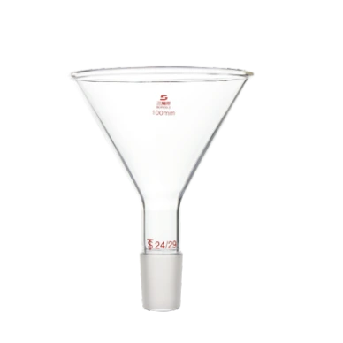 Entonnoir d&39;alimentation triangulaire en verre Mini entonnoirs 1