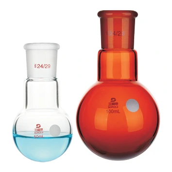 Matraz de fondo redondo de un solo cuello de vidrio borosilicato de 5 a 20 000 ml 1