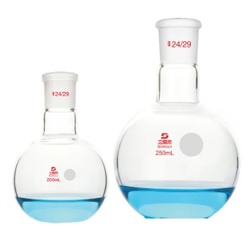 Flacon à fond plat en verre borosilicaté 100 ml-1000 ml 1