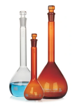 Matraz volumétrico de borosilicato alto clase A para medición 1