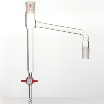 Receptor separador de agua y aceite de vidrio de borosilicato para laboratorio (A) 1