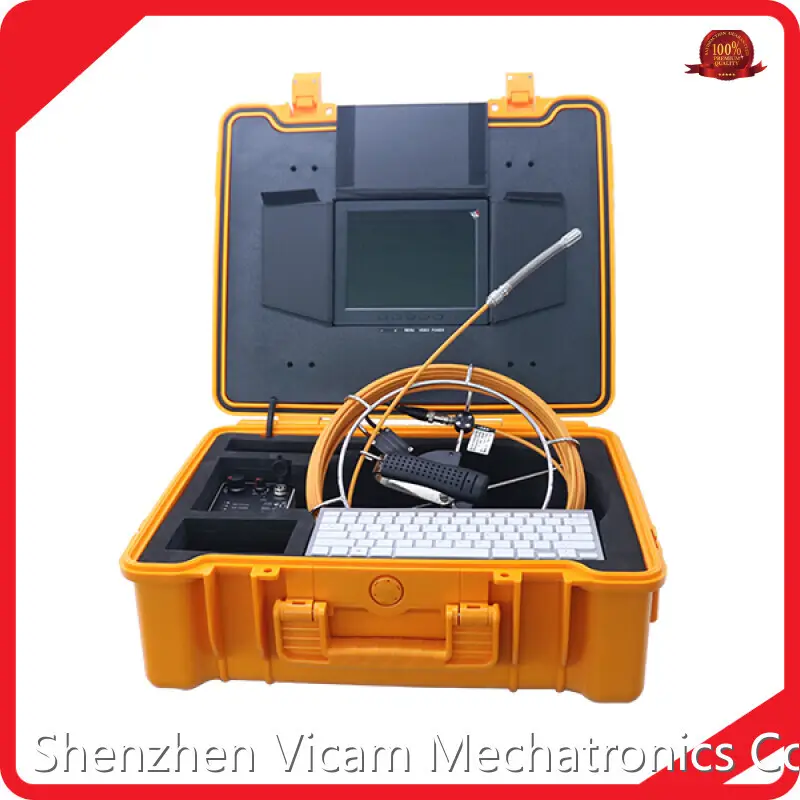 Portable Sewer Camera Φ5.0mm X 30m Fibreglass Rod Push Cable & Reel 12V 6600mA Rechargeable Li-ion Battery Pack Portable Sewer Camera Φ14 X30mm Brand 1